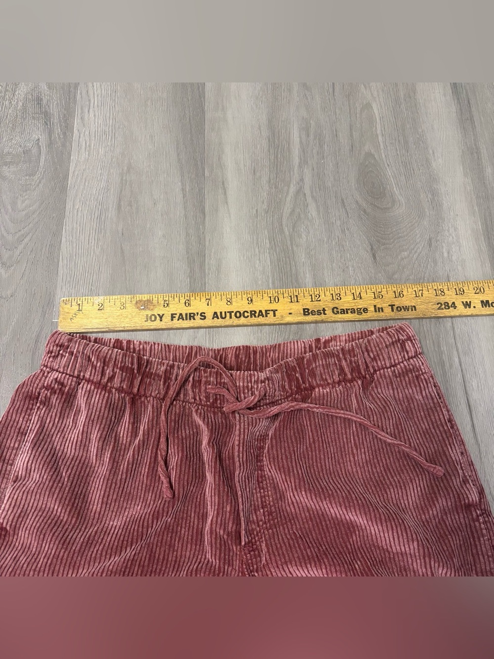 American Eagle Stretch Low Rise Corduroy Drawstring Pants Women’s Size Medium - Picture 6 of 7